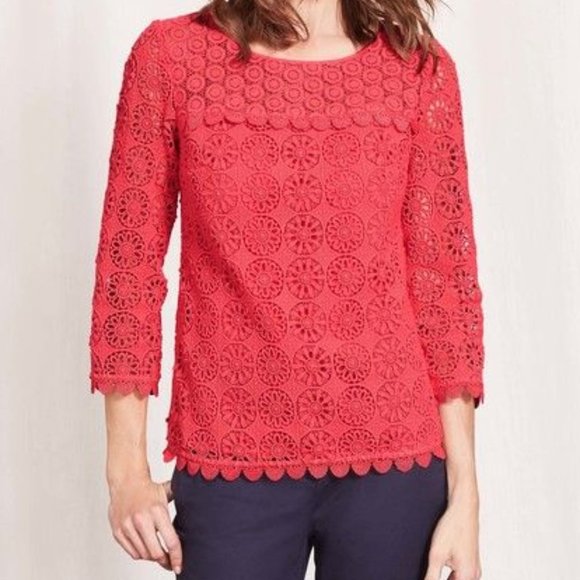 Boden Tops - Boden Poppy Lace Crochet Top